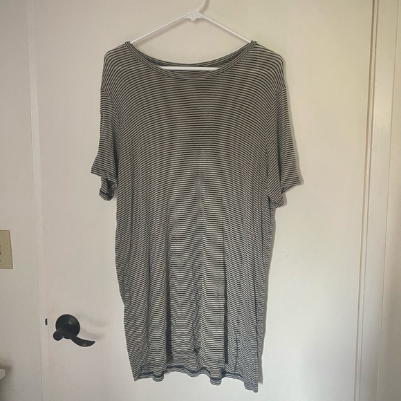 Brandy Melville Striped Oversized T-shirt Dress - Picture 1 of 5